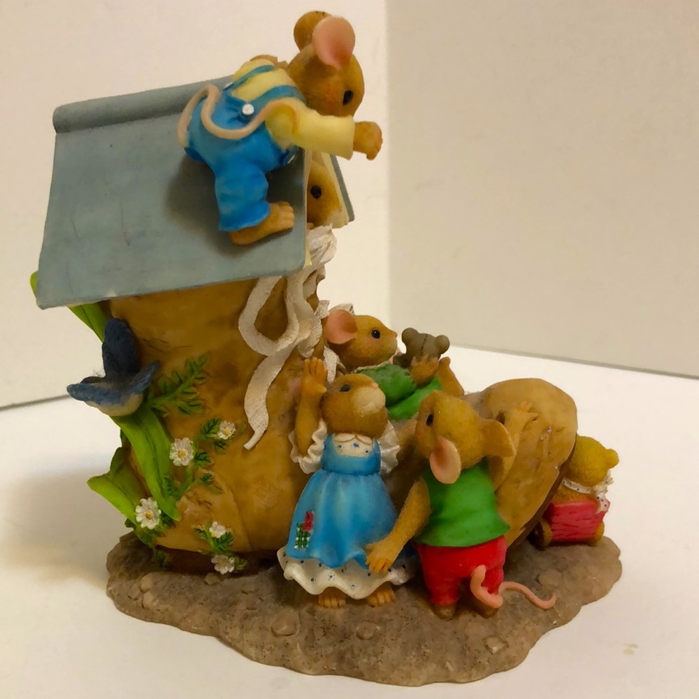 Vtg.Enesco Priscilla's Mouse Tales Together We Can Make All Our Wishes Come True - Picture 5 of 9